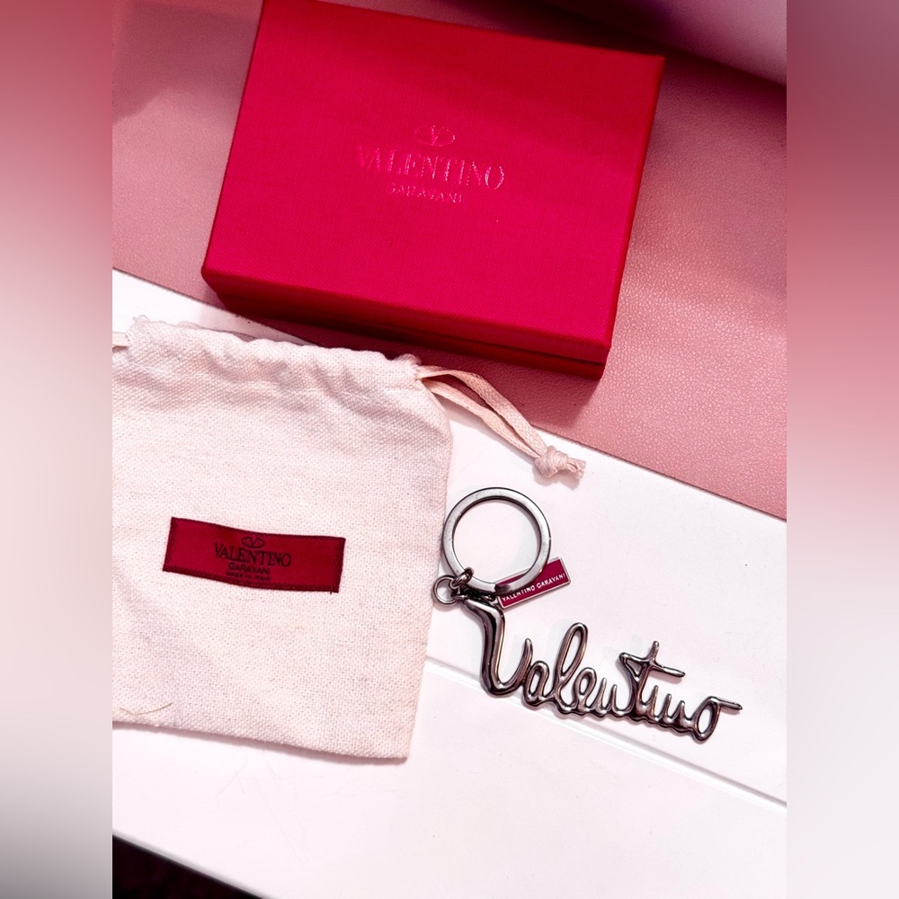 Vintage Valentino Garavani Keychain Key Fob